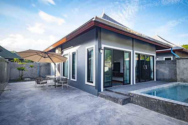 for holiday rental - Mountain Temple View Villa, 2-Bedroom, 2-Bathroom with Pool - Ao Nang, Krabi