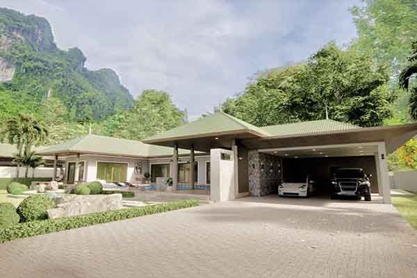 for sale - Ing Khao Valley, the Biggest Three-Bedroom, 1 Rai Land Plot  - Khao Thong, Krabi