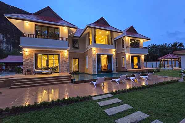 for rent - Lavish 7 Bedroom Pool Villa with 1 Rai of Grounds for Rental - Ao Nang, Krabi
