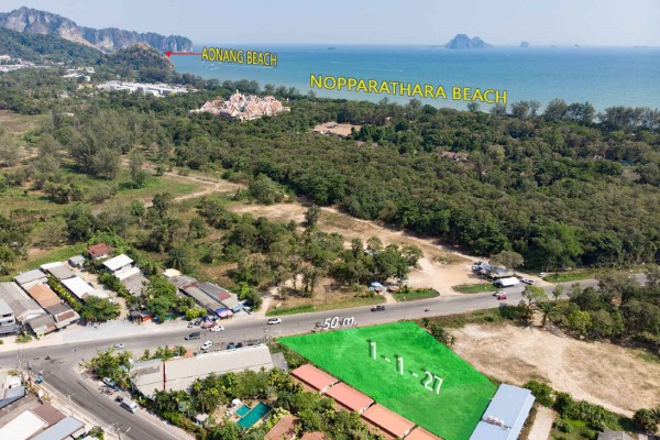 ขาย - 1 ไร่ - 1 งาน - 27 ตรว. ห่างจากชายหาด 600 เมตร - Ao Nang, Krabi