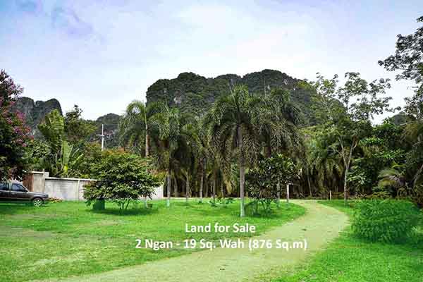 876 Sq.m. of Mountain View Land in Quiet and Peaceful Area  - Sai Thai, Krabi