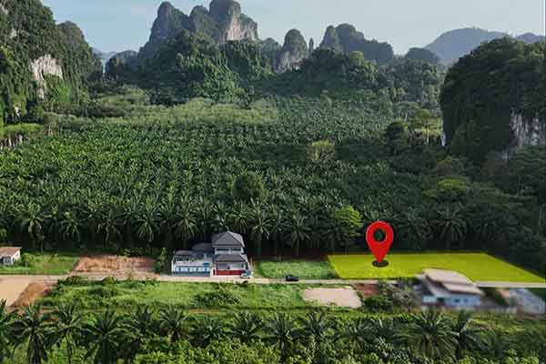 4 Seperate Chanote Land Plots with 360-deg Mountain Views - Chong Pli, Krabi